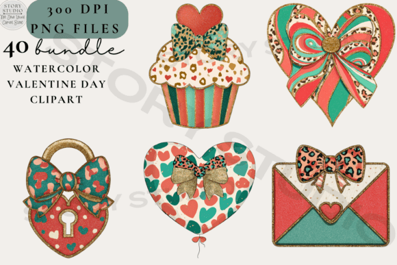 Download Watercolor Valentine Day Clipart - Watercolor Collection