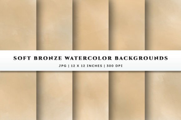Download Watercolor Backgrounds - Soft Bronze - Watercolor Collection