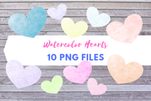 Download Pretty Pastel Watercolor Hearts - Watercolor Collection