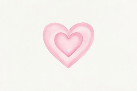 Download Pink Watercolor Heart PNG - Watercolor Collection