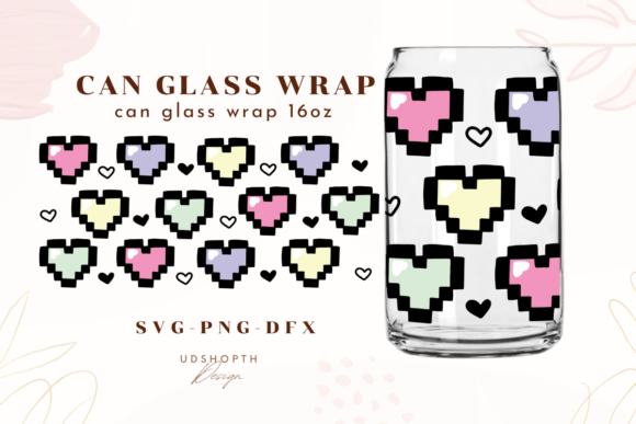 Download Valentine Hearts Svg Wrap Libbey Glass - Valentine hearts Collection