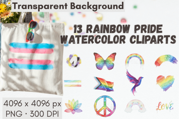 Download Rainbow Pride Clipart Watercolor LGBT - Watercolor Collection