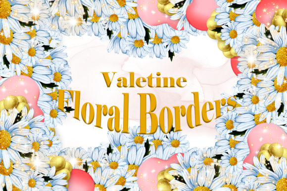 Download Valentine Watercolor Floral Borders - Watercolor Collection