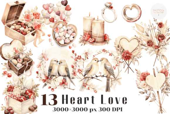 Download Watercolor Heart Love Clipart - Love clipart Collection